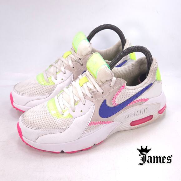 Nike Air Max Ecee Athletic Lace Up Shoe Womens Size 6 DD2955-100 White - Picture 1 of 10